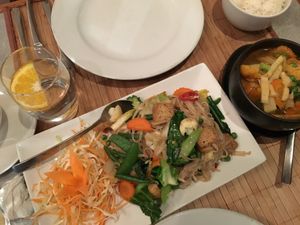 Very spicy but tasty  at Jasmine Thai Restaurant in Exeter