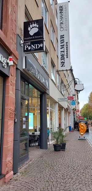 Outside at Café Panda in Fulda