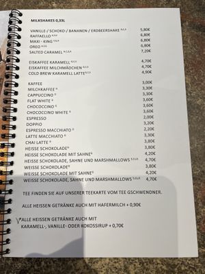 90ct Aufschlag   at Café Panda in Fulda