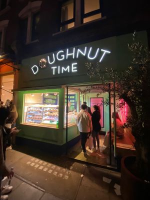 Exterior at Doughnut Time - Leicester Square in London