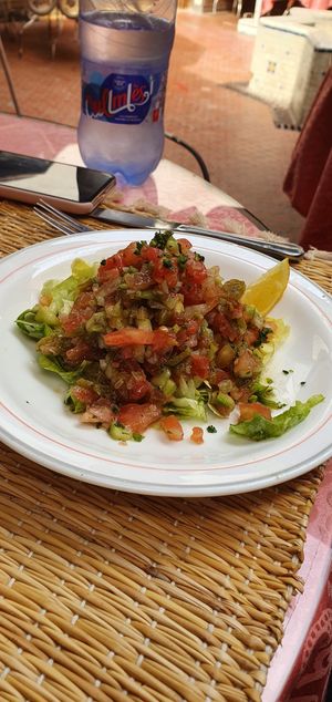 Salade marocaine at Café El Bahia in Rabat
