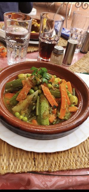 Tagine aux légumes   at Café El Bahia in Rabat