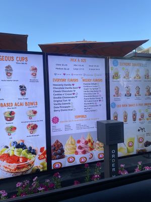 More Vegan/Plant-Based Flavors Spotted!! 💕😛🌱  at Yogurt Mill in Modesto