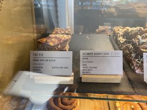 Vegan cakes  at Romilly's in Barry