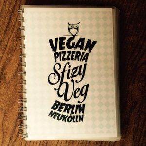 menu at Sfizy Veg in Berlin