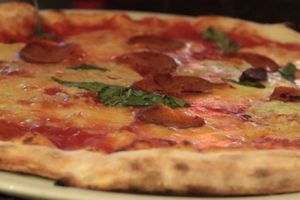 tre formaggi chorizo at Sfizy Veg in Berlin