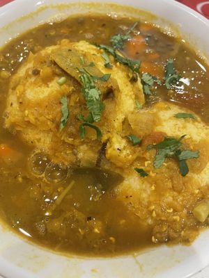 Idli and sambar   at Chili's South Indian Cuisine in Seattle