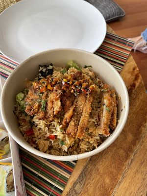 Katsu chahan  at Asianica in Lima