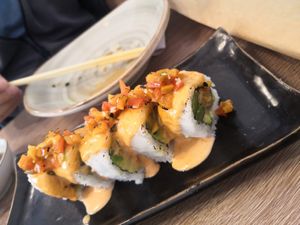 Beautiful sushi at Asianica in Lima