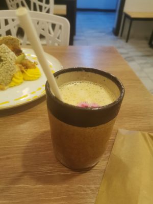 Iced tea Tusán at Asianica in Lima