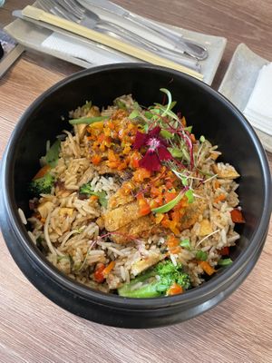 Katsu chahan  at Asianica in Lima