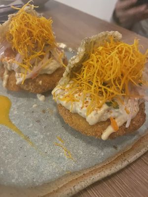 Fried Causa  at Asianica in Lima