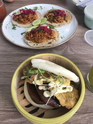 Tacos and Bao Amaz   at Asianica in Lima