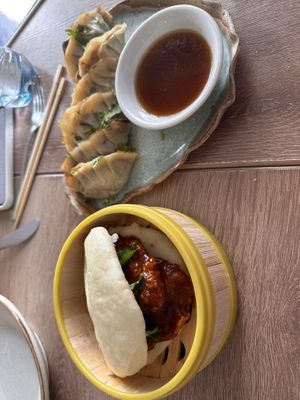 Bao Tai and gyoza   at Asianica in Lima