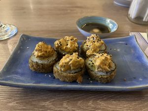 Vegan sushi. Yum!  at Asianica in Lima