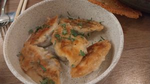 Gyoza at Asianica in Lima