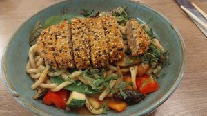 Katsu curry at Asianica in Lima