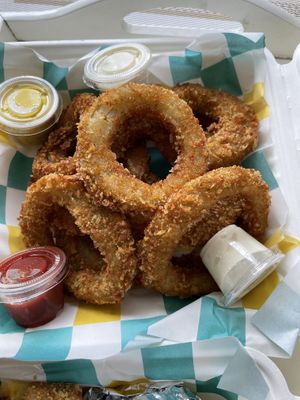 Onion rings  at La ReContra in Lima