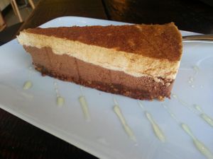 tiramisu  at Indigo Raw Food Bar in Vancouver
