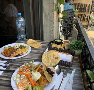 Buffet   at Restaurante Vegetariano Terra Nostra in Mexico City