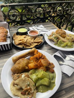   at Restaurante Vegetariano Terra Nostra in Mexico City