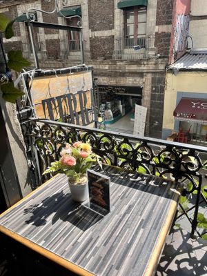   at Restaurante Vegetariano Terra Nostra in Mexico City