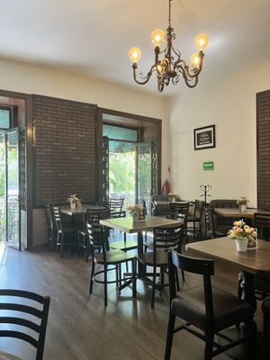   at Restaurante Vegetariano Terra Nostra in Mexico City