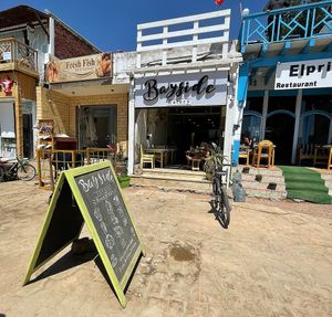 Frontal view  at Bayside Eatery in Dahab
