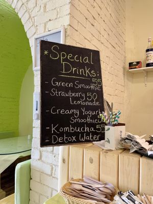 Special drinks  at Bayside Eatery in Dahab