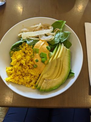 Half breakfast at Cafe Mosaics in Edmonton