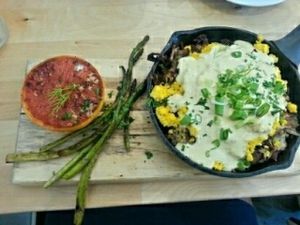 Vegan Benny at Cafe Mosaics in Edmonton