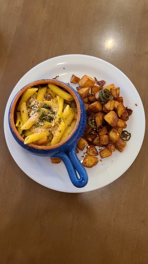 Mac N Cheese at Cafe Mosaics in Edmonton