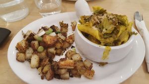 Mac 'n cheese at Cafe Mosaics in Edmonton