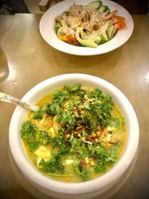 💚 laughing monkey hot pot 💚 at Cafe Mosaics in Edmonton