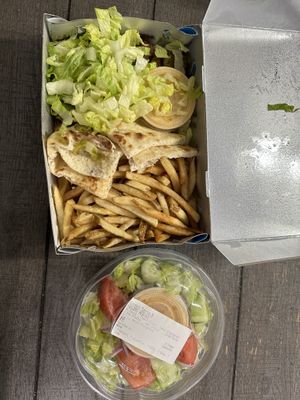 Falafel platterr  at yērōs - authentically Greek in St James