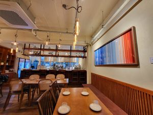 restaurant interior at Alt.a in Seoul