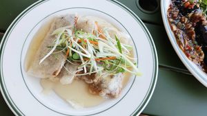 veganized Sweet & Sour pork 꿔바로우 at Alt.a in Seoul