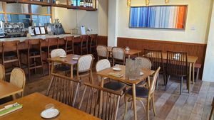 interior of location - seating indoors at Alt.a in Seoul