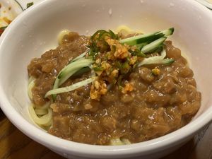 Dwenjang noodle sounds interesting. It was ok. Not my favorite cuz I am not a big fan of commercialized fermented sauce.   at Alt.a in Seoul