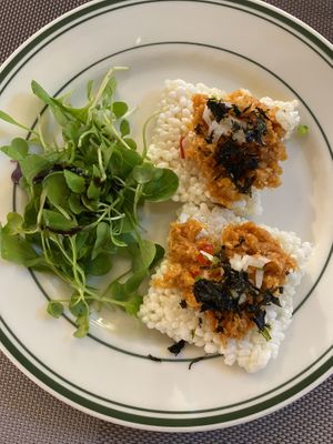 Delicious tune canapé!  at Alt.a in Seoul