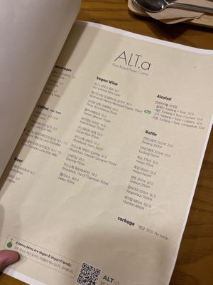 The beverages  at Alt.a in Seoul