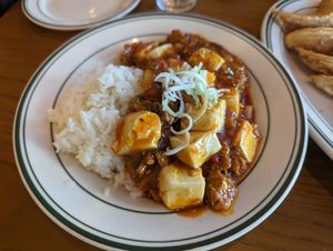 Mapo tofu over rice. at Alt.a in Seoul