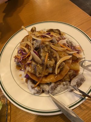 Update 6/16: stir fried meat with sweat and sour sauce - the best dish so far  at Alt.a in Seoul