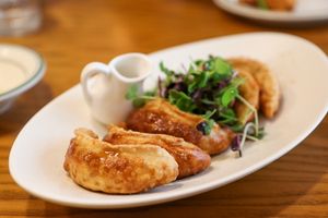 kimchi dumplings at Alt.a in Seoul