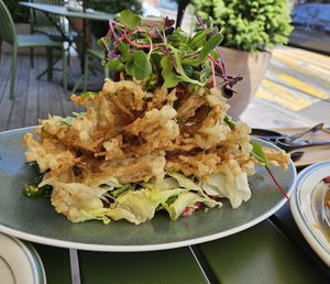 Enoki mushrooms at Alt.a in Seoul