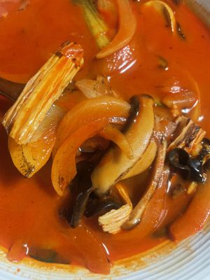 Spicy noodle  at Alt.a in Seoul