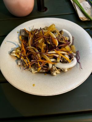 Sweet and sour “beef"  at Alt.a in Seoul