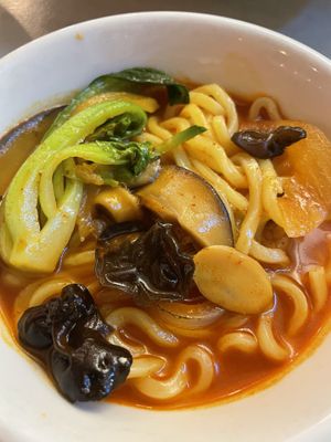 Lots of veggies in it  at Alt.a in Seoul