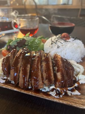 Tonkatsu Rice  at The Plant Lab in Los Angeles