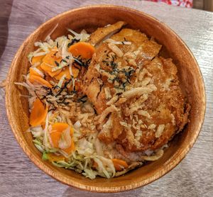 Crispy chicken teriyaki (8/10) at The Plant Lab in Los Angeles